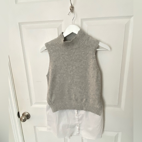 RW& CO sleeveless mock neck sweater size medium - Picture 7 of 8